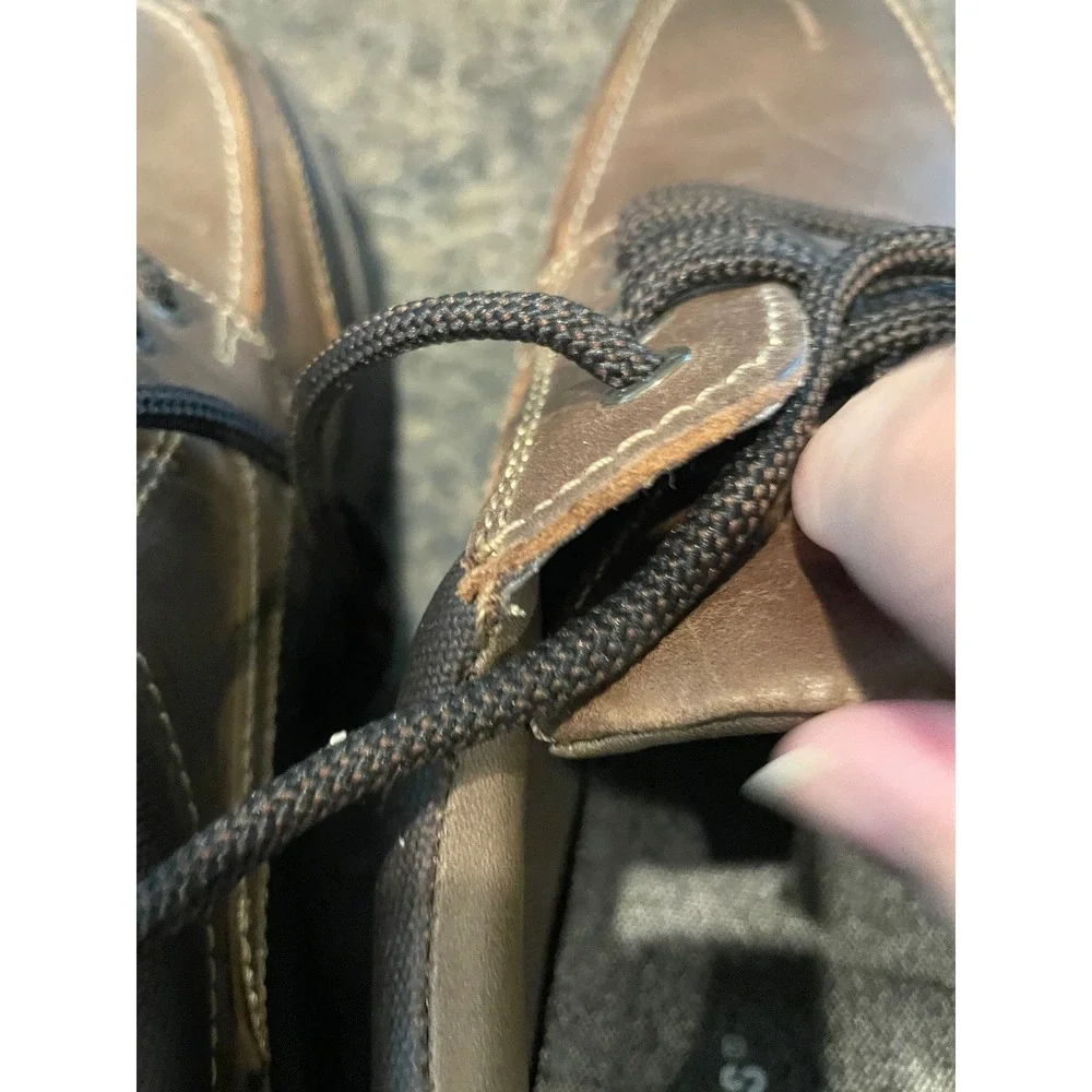 Dockers Mens Overton Oxford Leather Shoe Size 13 Water & Stain Resistant